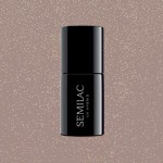 Oja UV Semilac 327 nude cu sidef Warm Cinnamon Shimmer 7 ml